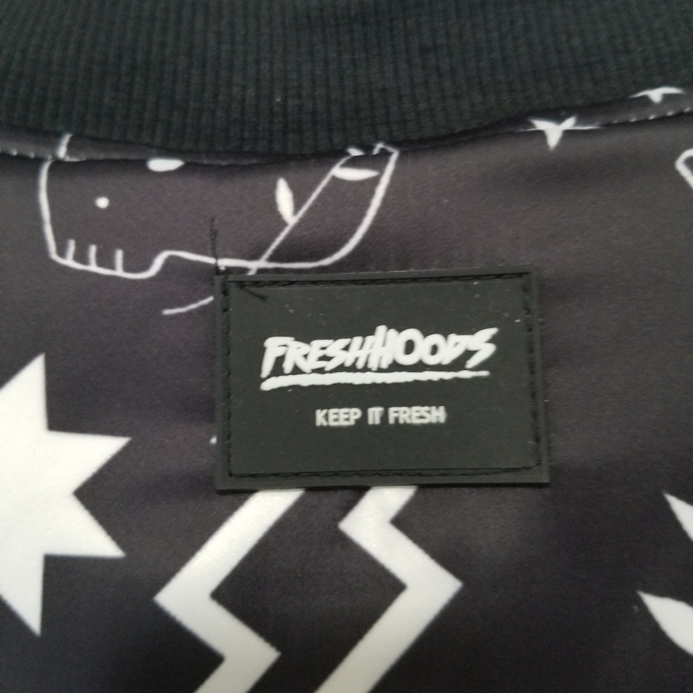 FRESH HOODS Enchanted Items Bomber Jacket Adult M - Picture 2 of 9